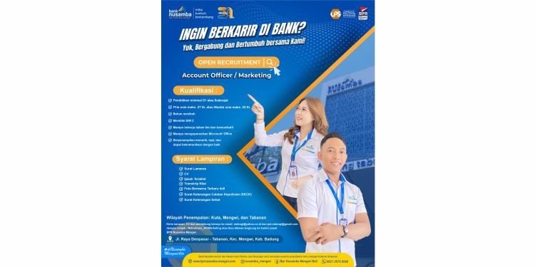 Lowongan Kerja Account Officer/Marketing